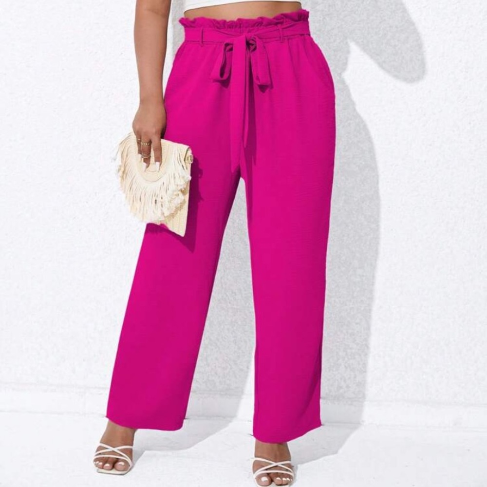 Hot pink slacks